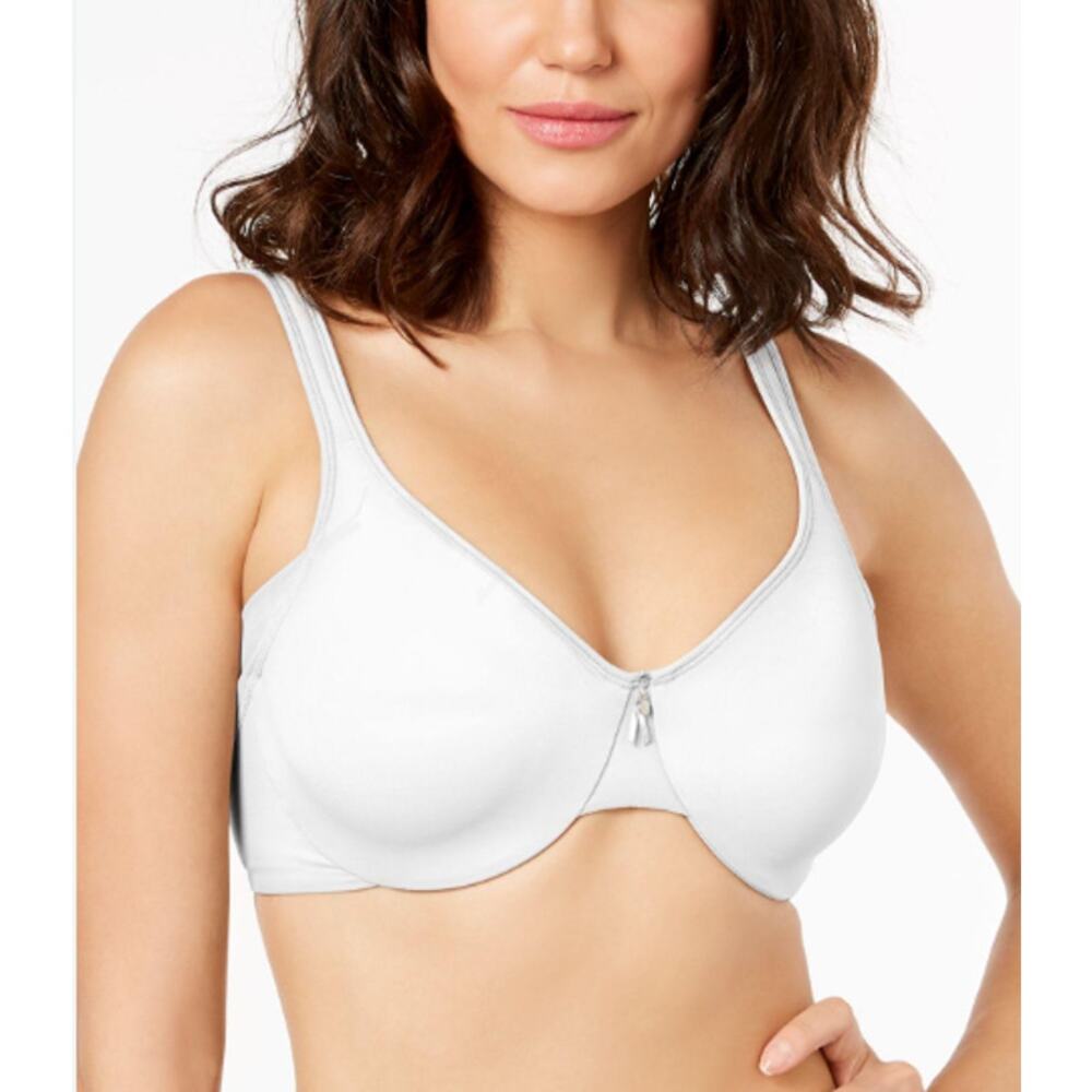 42DDD Bali Bra Minimizer Back Side Smoothing Underwire White Lightly Lined NEW